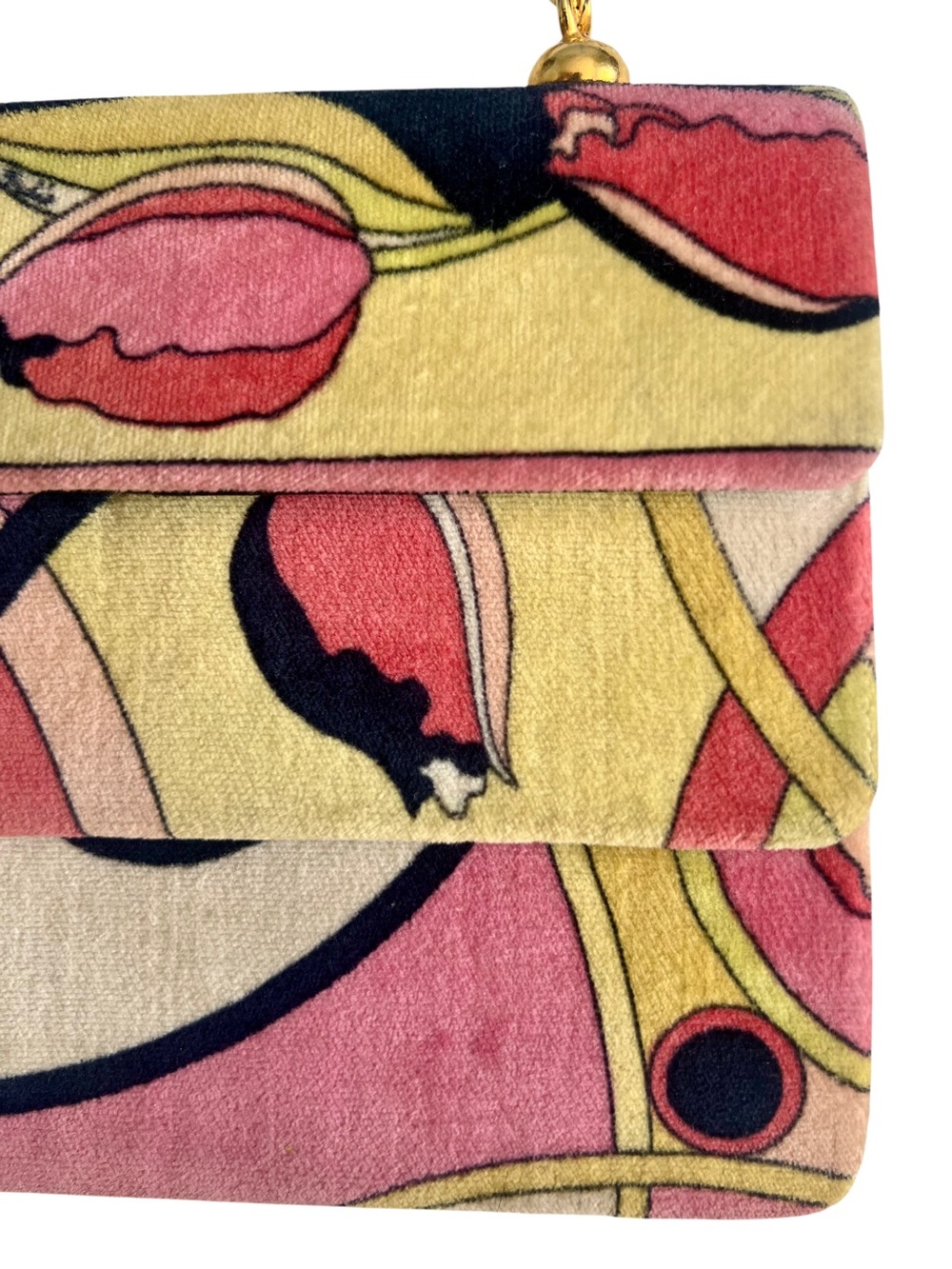 Vintage 60s Emilio Pucci Velvet Bag - Picture 9 of 16